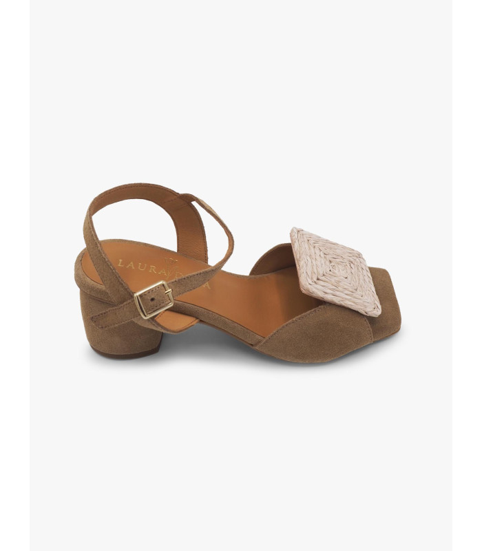 Taupe sandal Laura Deza - image 2