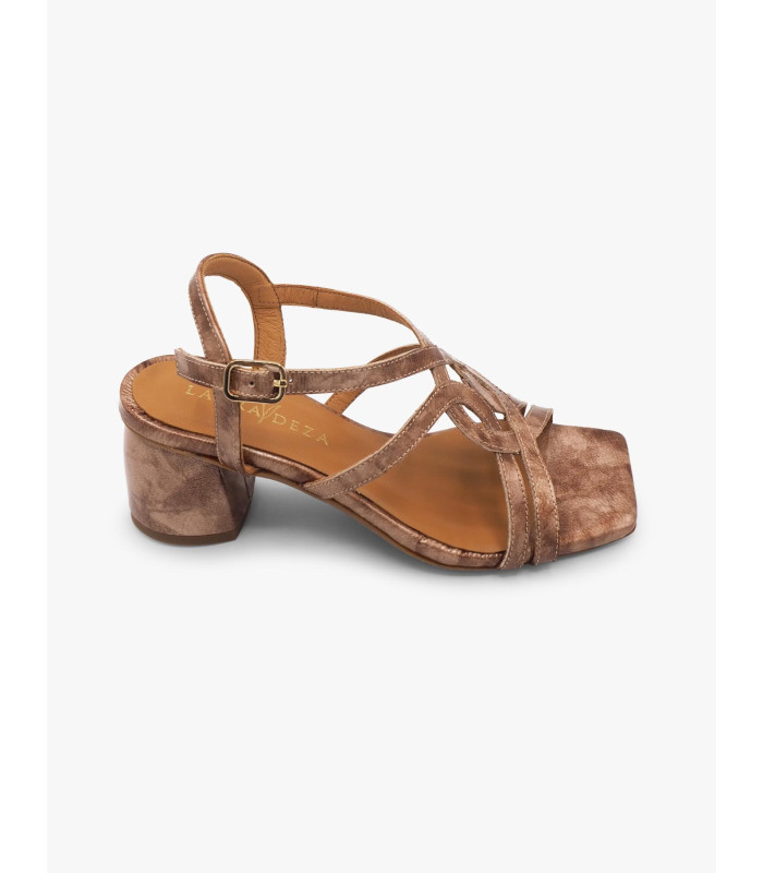 Taupe sandal Laura Deza