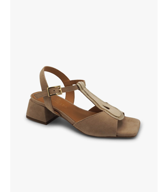 Sandalia ante taupe
