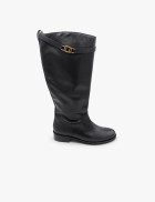 Black nappa boot Dansi