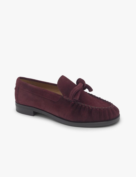 Mocasín burdeos