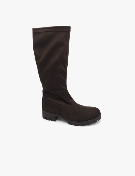 Bota elástica marrón