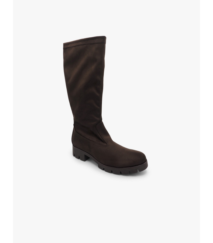 Bota elástica marrón