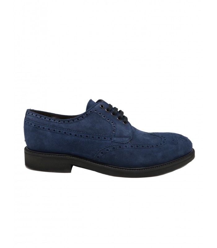Blue split suede - image 2