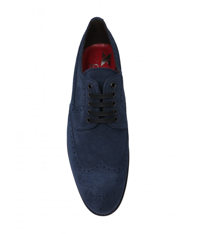 Blue split suede - image 3