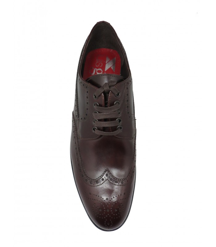 Zapato picado burdeos 717345B