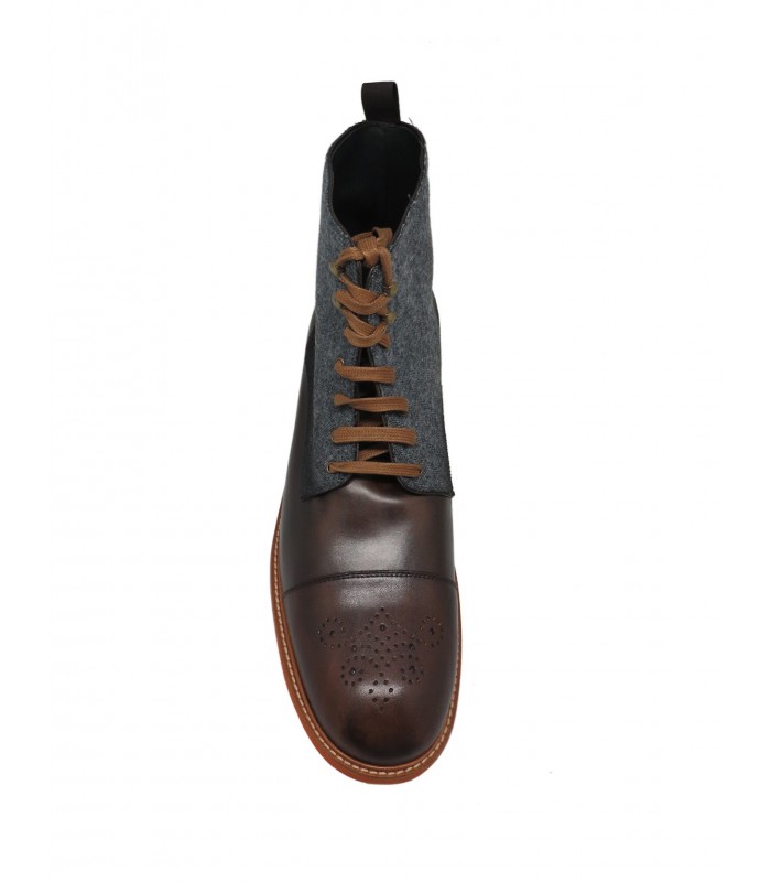 Brown ankle boot - 675968 José Luis Deza - image 3