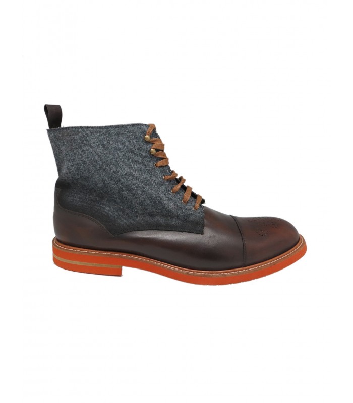 Brown ankle boot - 675968 José Luis Deza - image 2