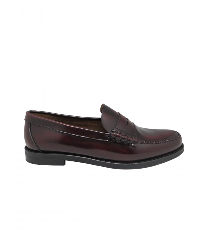Burgundy loafer José Luis Deza - image 2