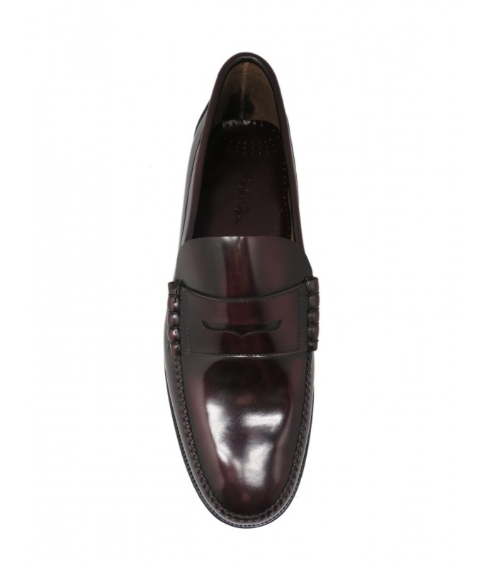 Burgundy loafer José Luis Deza - image 3
