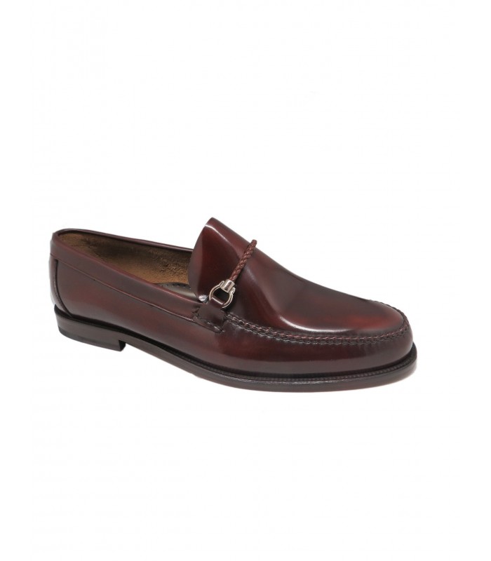 Loafer with braided trim