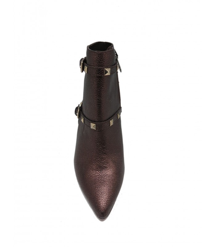 botín mordoré marrón