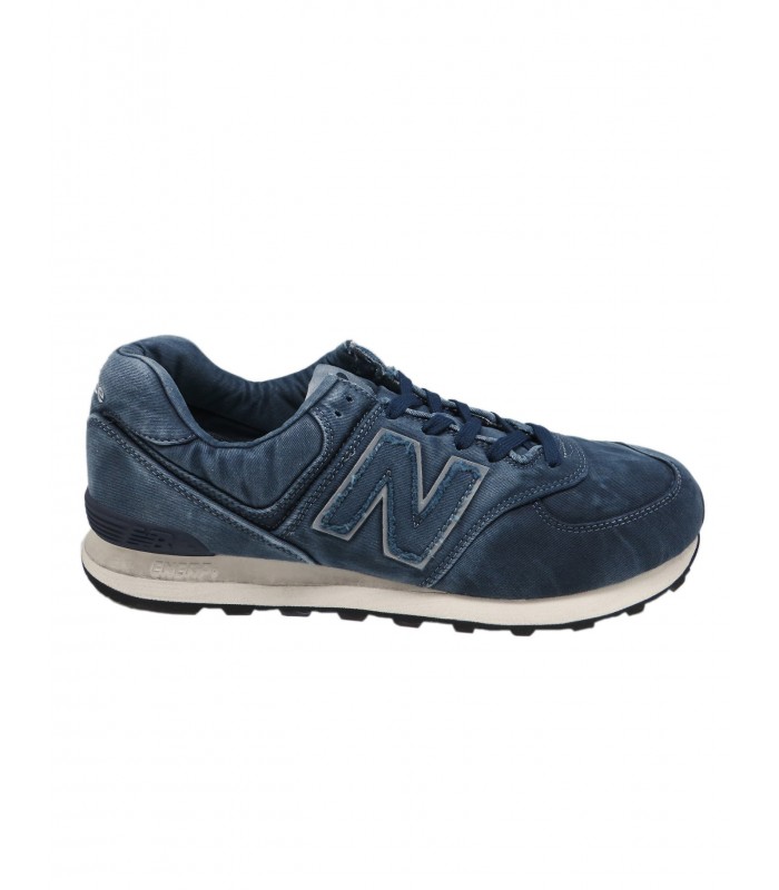 deportiva lavada azul