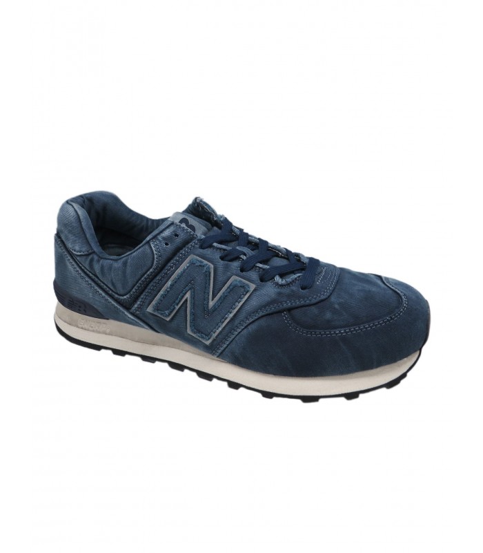 deportiva lavada azul