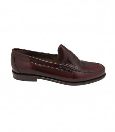 Burgundy loafer José Luis Deza - image 2