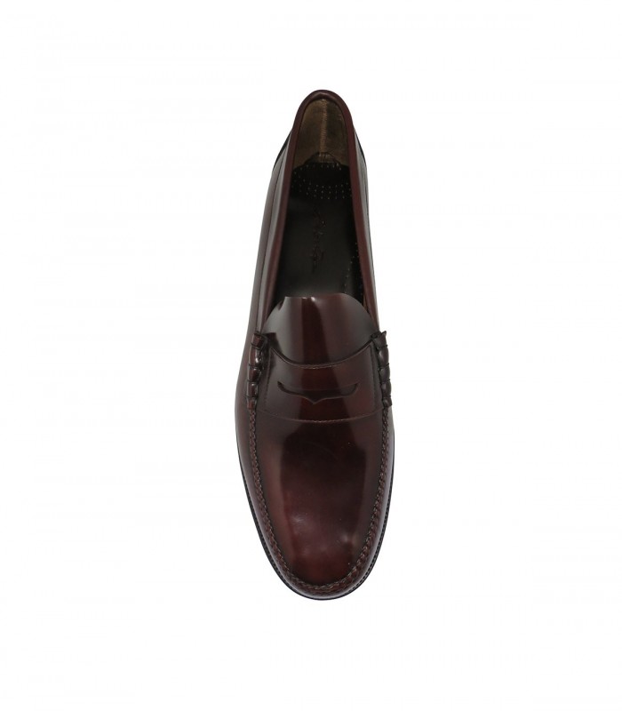 Burgundy loafer José Luis Deza - image 3