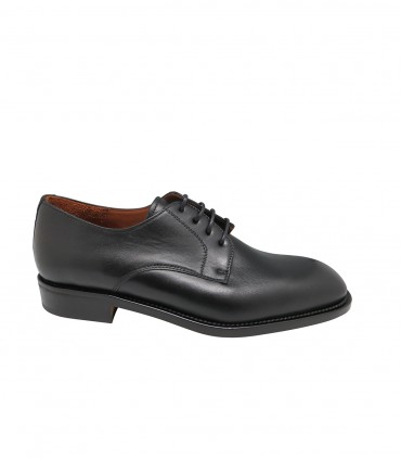 Black calfskin lace-up shoe José Luis Deza - image 2
