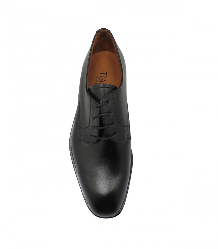 Black calfskin lace-up shoe José Luis Deza - image 3