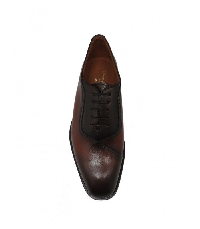 Zapato cuero-marrón