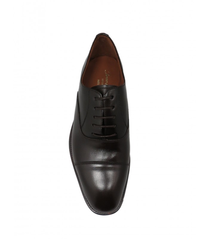 Zapato costura marrón