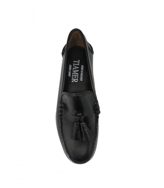 Black tassel loafer José Luis Deza - image 3