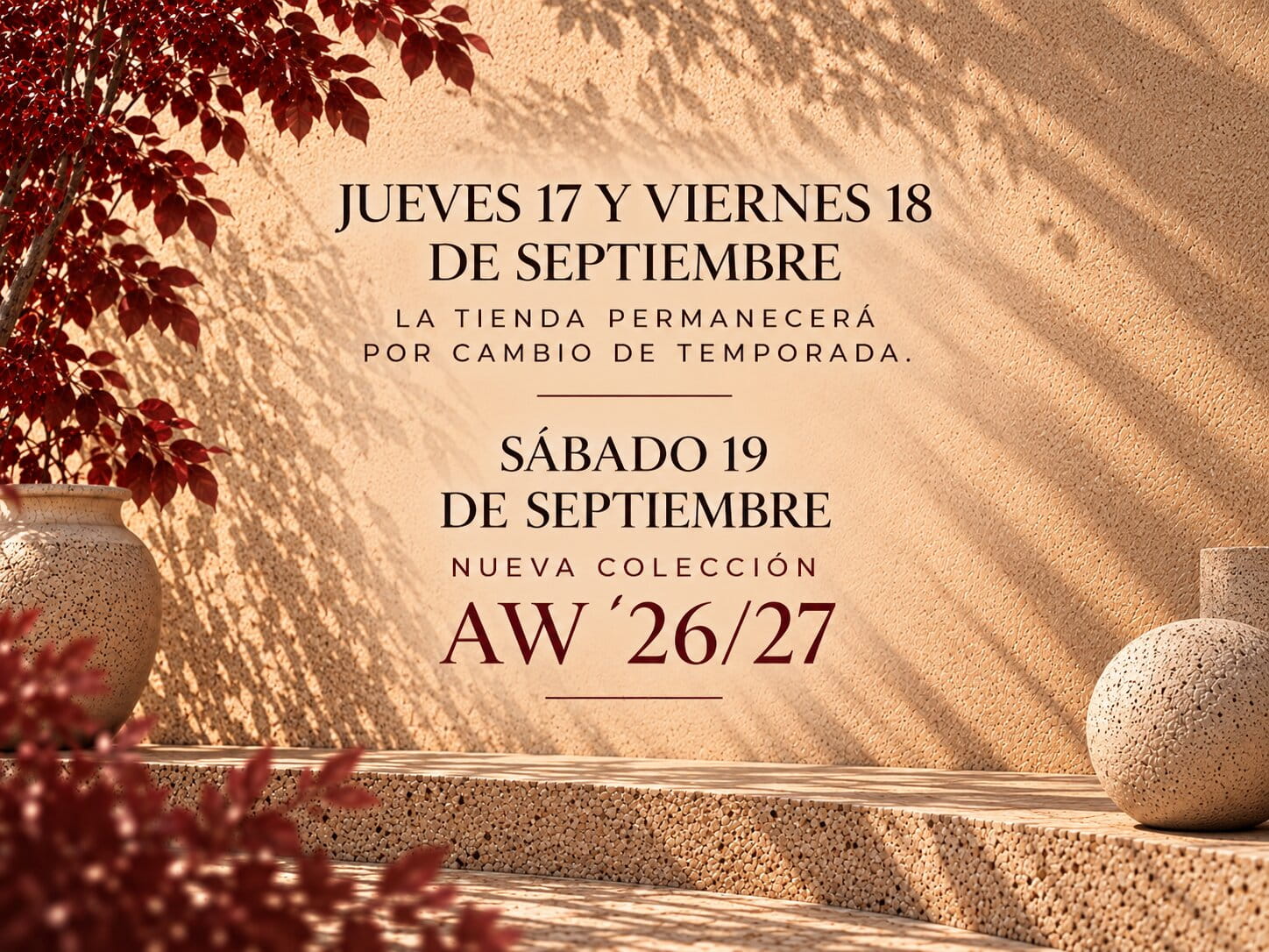 Nueva colección otoño invierno 26/27