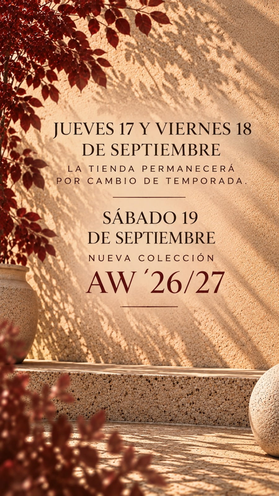 Nueva colección otoño invierno 26/27
